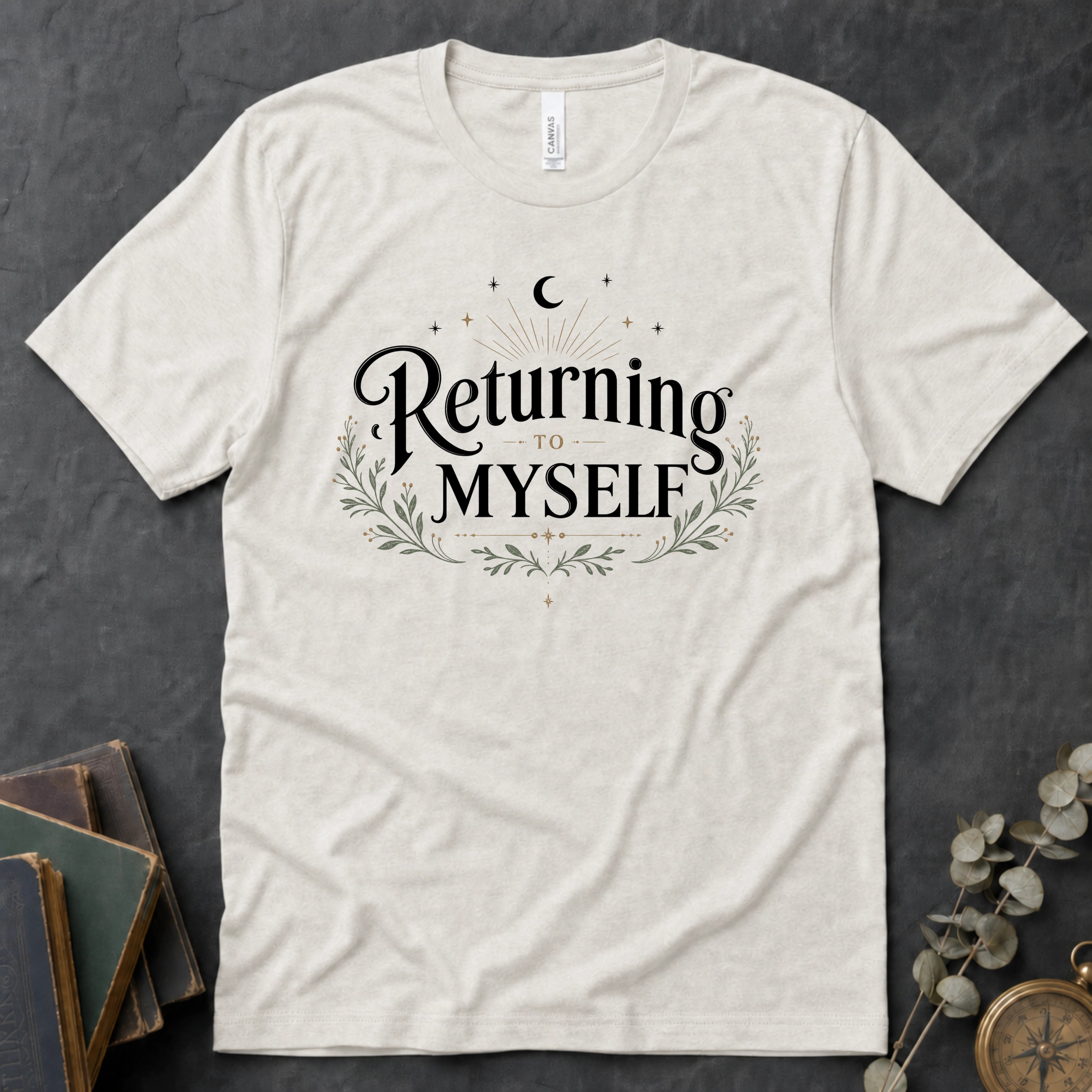 Returning to Myself Text Tee