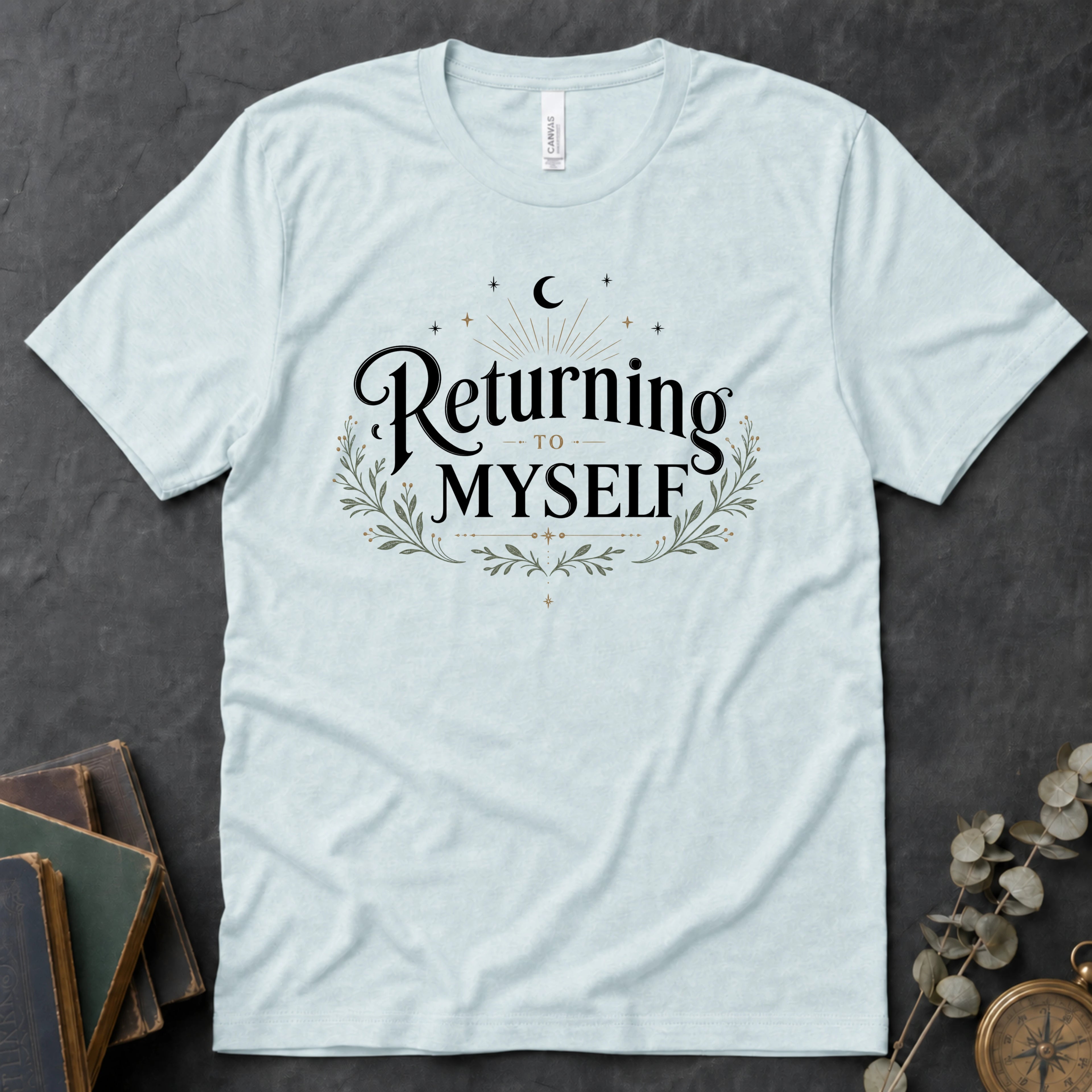 Returning to Myself Text Tee