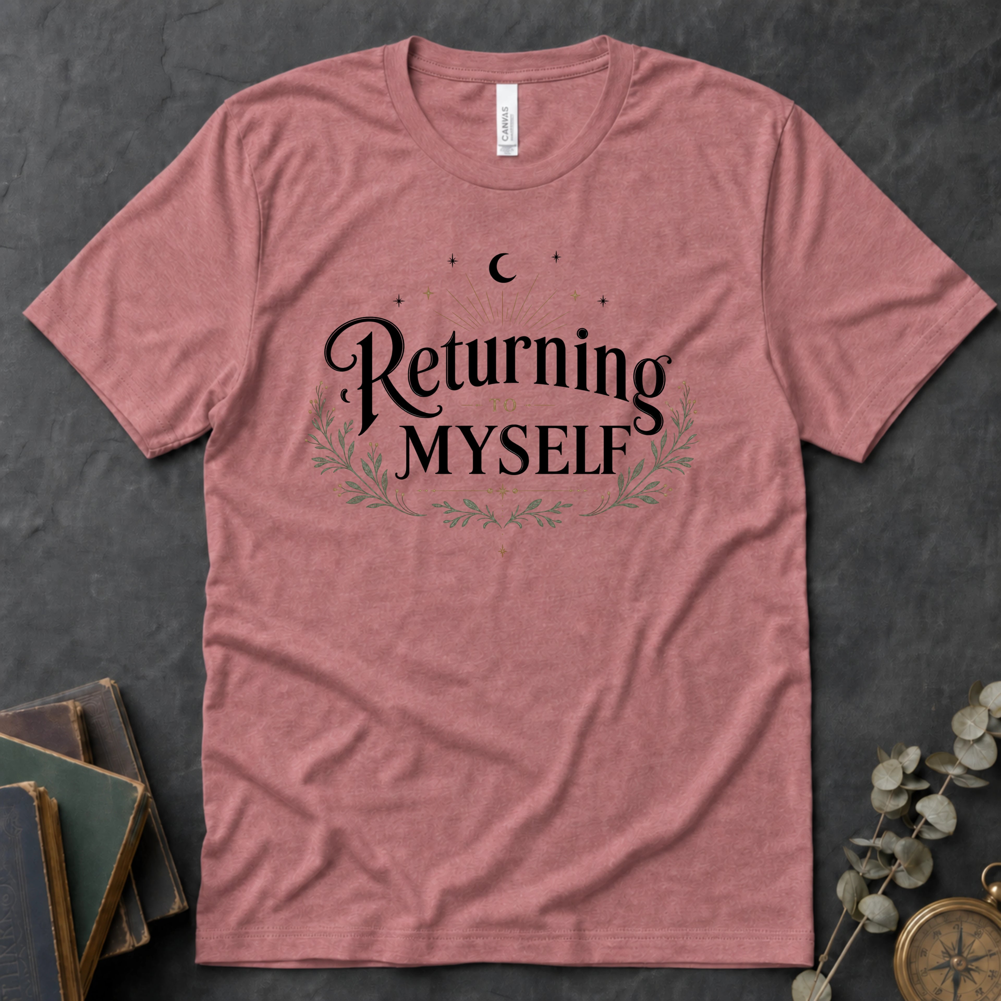 Returning to Myself Text Tee