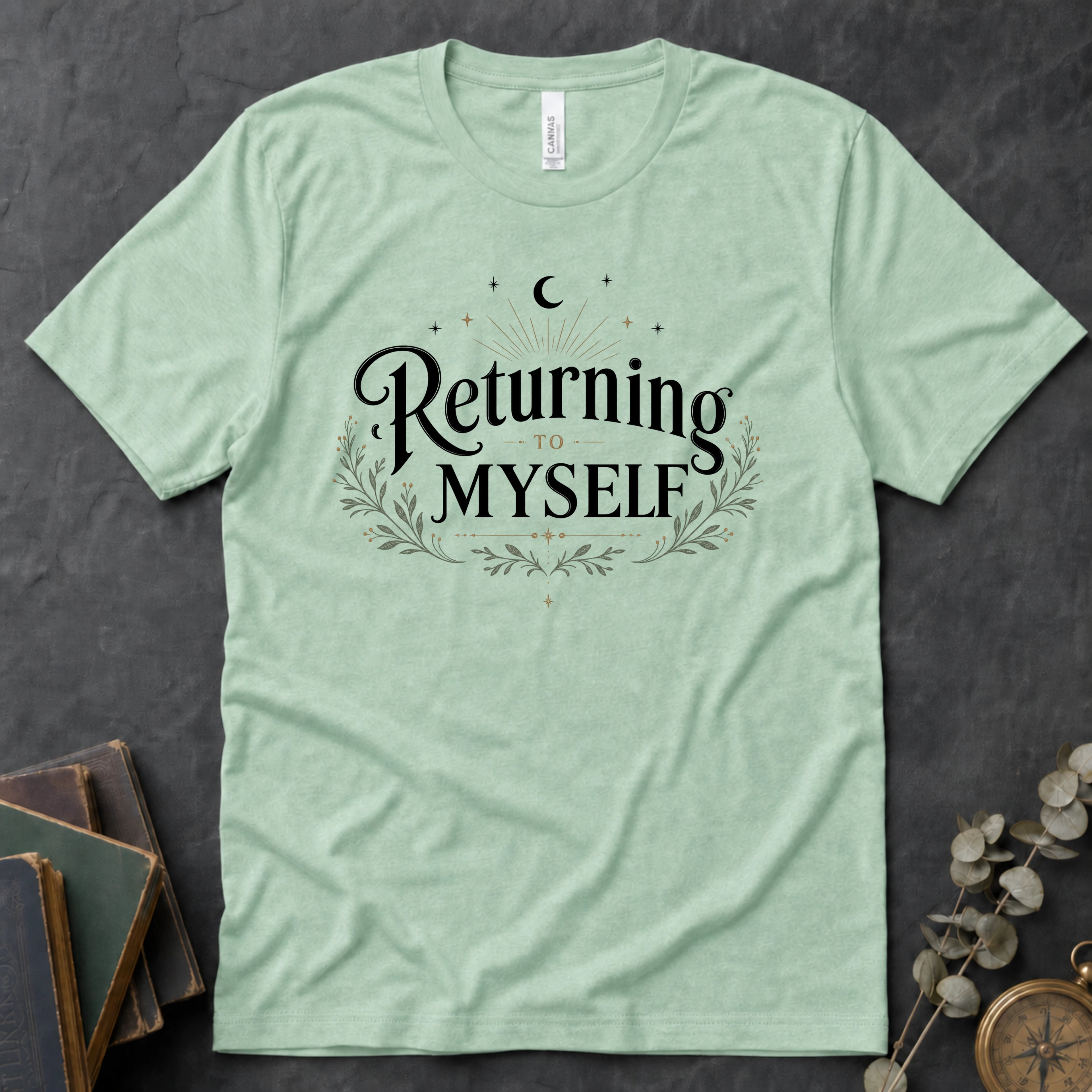 Returning to Myself Text Tee