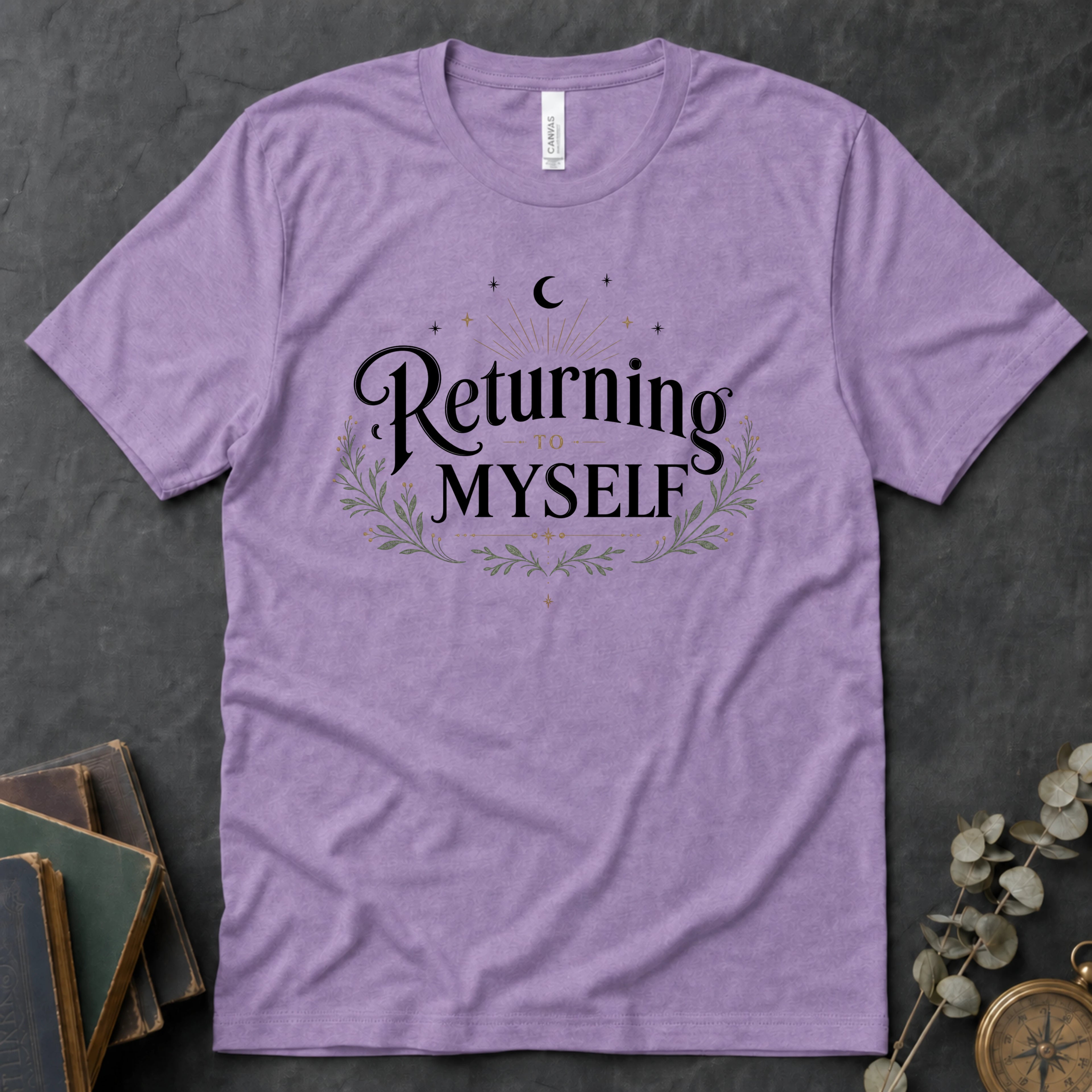 Returning to Myself Text Tee