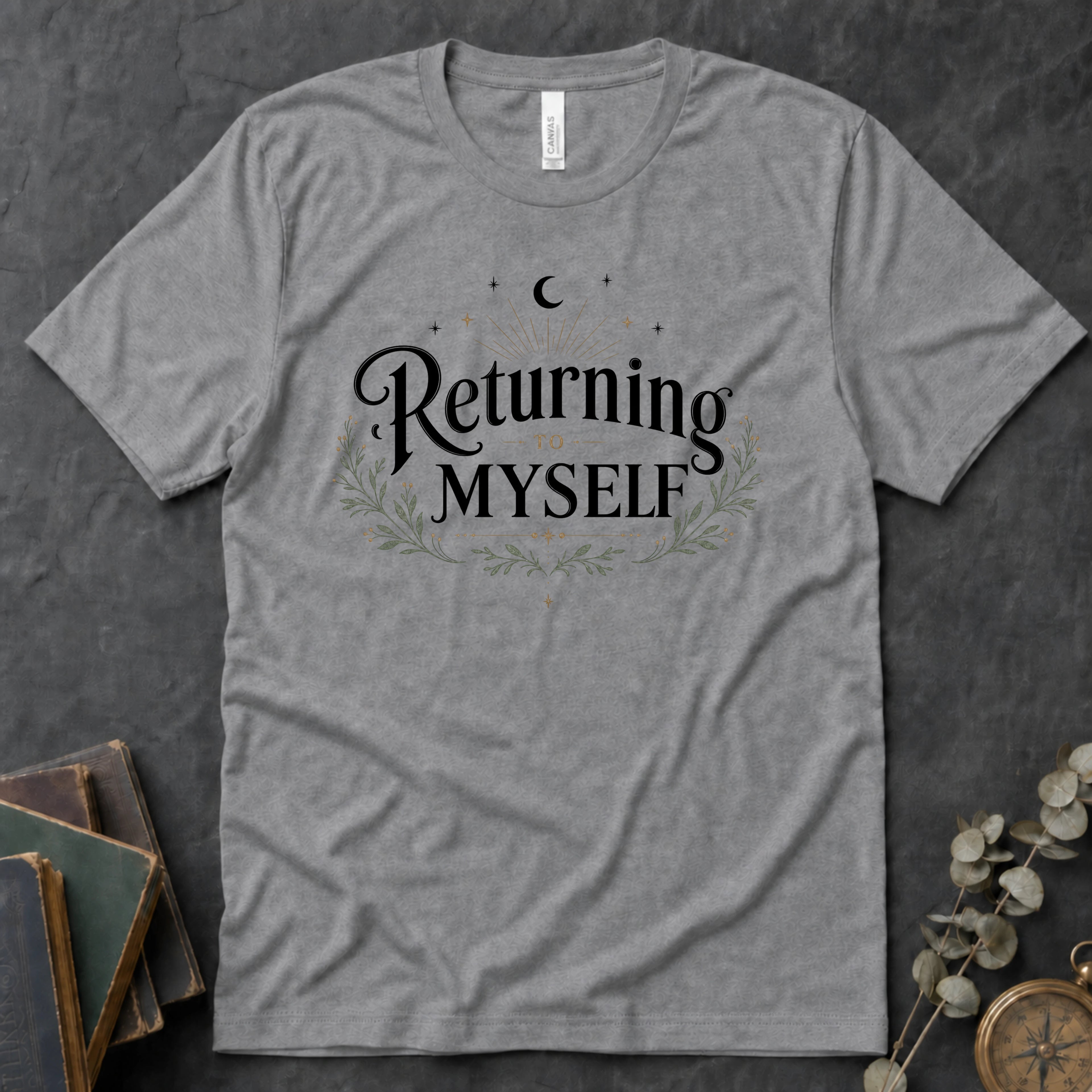 Returning to Myself Text Tee