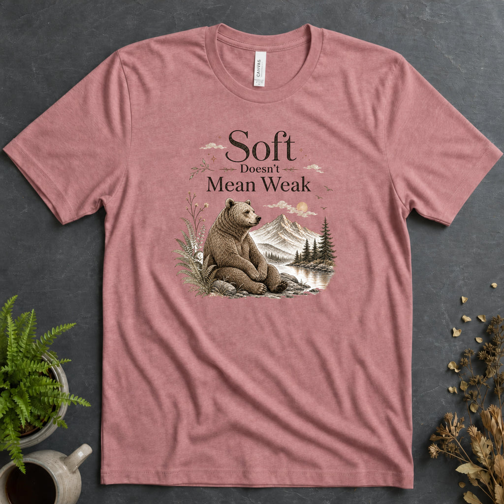 Soft Doesn't Mean Weak Tee